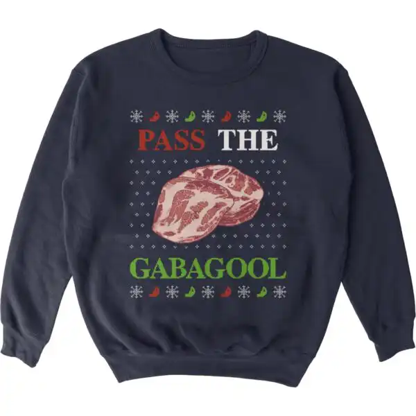 Pass The Gabagool Tacky Sweater – Soft Comfy Holiday Knit