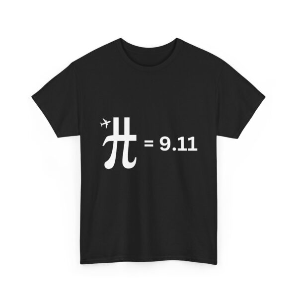 Pi = 9.11 Unisex Heavy Cotton Tee – Classic Comfort Shirt