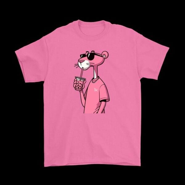 Pink Panther Boba Tea T-Shirt – Fun Cotton Graphic Tee