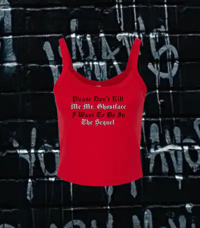 Please Don't Kill Me Tank Top – Fun Graphic Tee for Summer