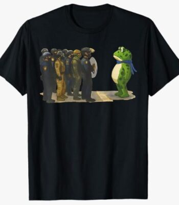 Portland Frog Protest Shirt – Classic Fit Unisex Cotton Tee