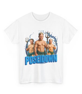 Poseidown Heavy Cotton Tee – Classic Fit Unisex Shirt