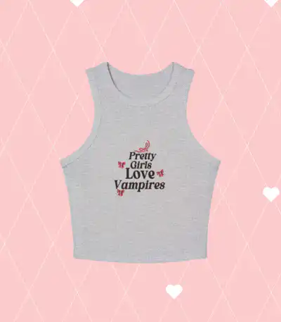 Pretty Girls Love Vamps Tank Top – Stylish Summer Graphic Tee