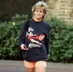 Princess Diana Fly Atlantic Sweatshirt – Retro 80s Navy Crewneck