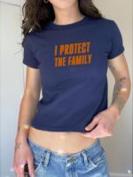 Protect My Family Baby Tee – Cute Unisex Soft Cotton Shirt