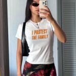 Protect My Family Baby Tee – Cute Unisex Soft Cotton Shirt