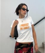 Protect My Family Baby Tee – Cute Unisex Soft Cotton Shirt