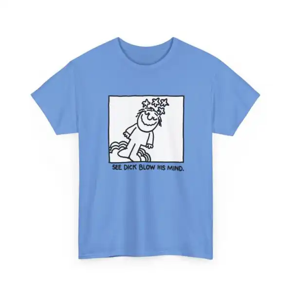 Psychedelic Cartoon Tee – 1971 Coloring Book Design Shirt