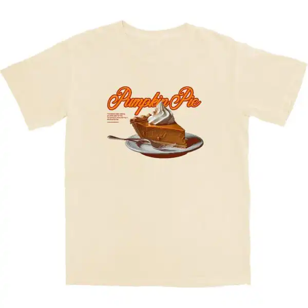 Pumpkin Pie T Shirt – Soft Cotton Tee for Fall Lovers