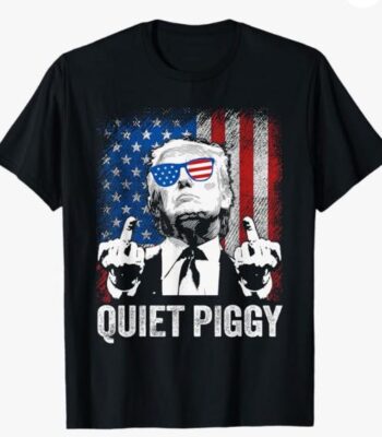 Quiet Quiet Piggy Shirt – Soft Classic Unisex Cotton Tee