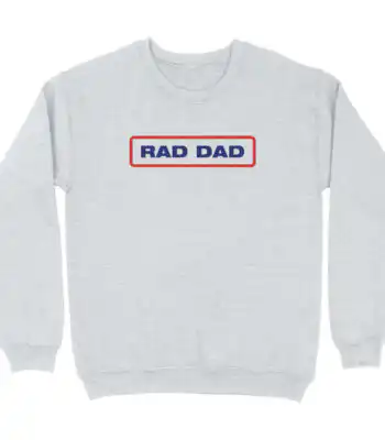 Rad Dad Bar Logo Sweatshirt – Soft Cotton Blend Crewneck