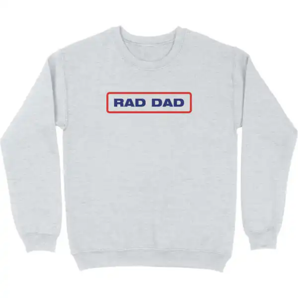 Rad Dad Bar Logo Sweatshirt – Soft Cotton Blend Crewneck