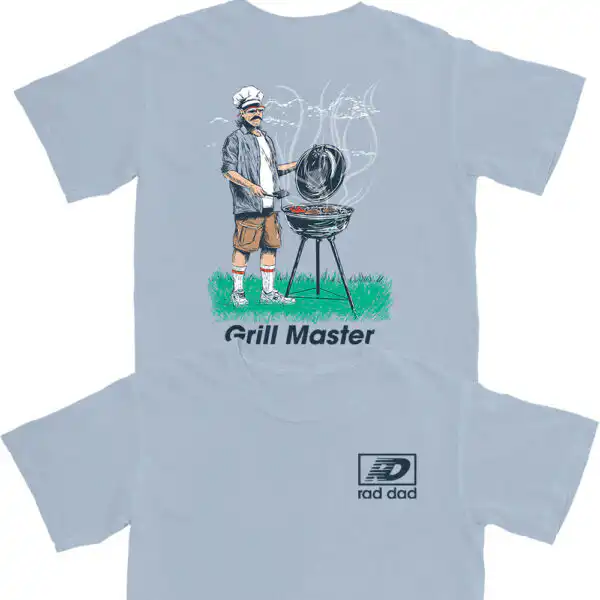 Rad Dad Grill Master T Shirt – Soft Cotton BBQ Lover Tee