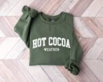Retro Holiday Sweatshirt – Cute Hot Cocoa Christmas Hoodie