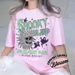 Retro Spooky Island Shirt – Funky Disco Skull Halloween Tee