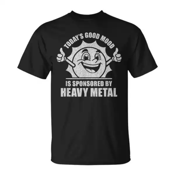 Retro Vintage Good Mood Heavy Metal Tee – Unique Graphic Shirt