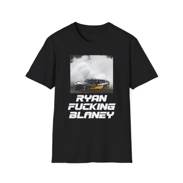 Ryan Fucking Blaney Shirt – Bold NASCAR Burnout Graphic Tee