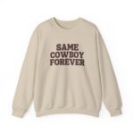 Same Cowboy Forever Bride Crewneck – Cozy Western Wedding Sweatshirt