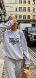 Same Sh*t Different Day Sweatshirt – Cozy Sarcastic Jumper