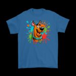 Scooby Doo Paint Splatter Shirt – Fun Retro Cartoon Tee