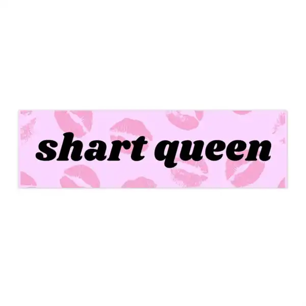 Shart Queen Bumper Sticker – Funny Matte Car Decal for Laughs