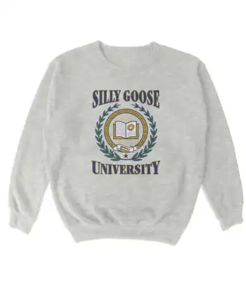 Silly Goose University Crewneck Sweatshirt – Soft Casual Style