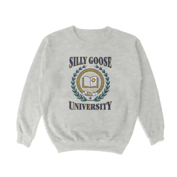 Silly Goose University Crewneck Sweatshirt – Soft Casual Style