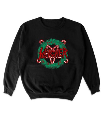 Sleigher Crewneck Sweatshirt – Soft Cotton Blend Holiday Top