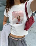 Sofia Coppola 90s Vintage Safe Sex Photo Tee - Eco-Friendly Cotton Shirt
