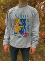 Soup Slut 2.0 Crewneck Sweatshirt – Soft Casual Graphic Top