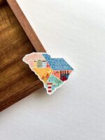 South Carolina Sticker – Weatherproof Travel Souvenir Design