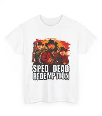 Sped Dead Redemption Graphic Tee – Classic Cotton Crew Shirt