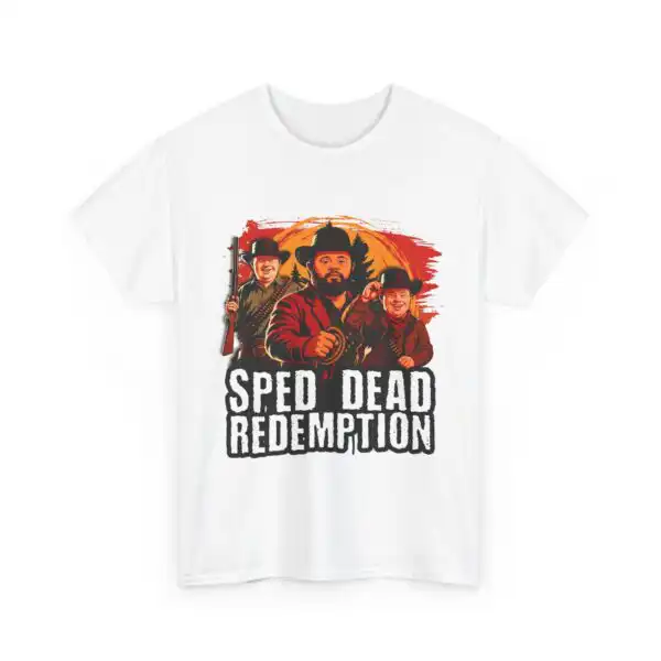 Sped Dead Redemption Graphic Tee – Classic Cotton Crew Shirt