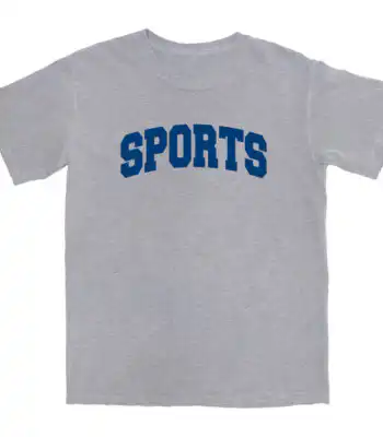 Sports Collegiate T Shirt – Soft Unisex Cotton Tee for Fans