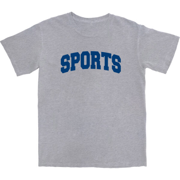 Sports Collegiate T Shirt – Soft Unisex Cotton Tee for Fans