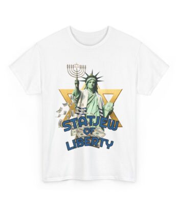 Statjew of Liberty Unisex Tee – Classic Cotton Graphic Shirt
