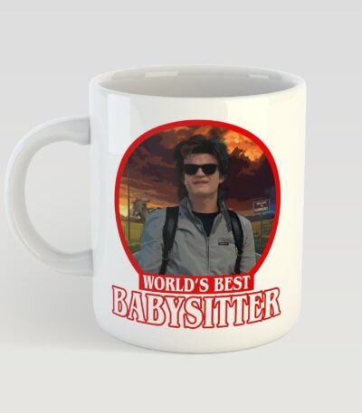 Steve Harrington Mug – World's Best Babysitter Design for Fans