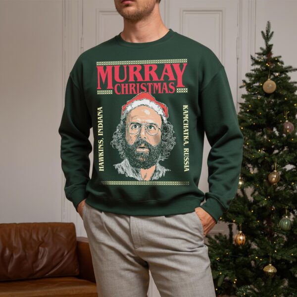 Stranger Christmas Sweatshirt – Funny Murray Christmas Design