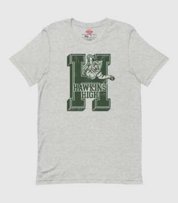 Stranger Things Hawkins High Vintage Tee - Classic 80s Style Shirt