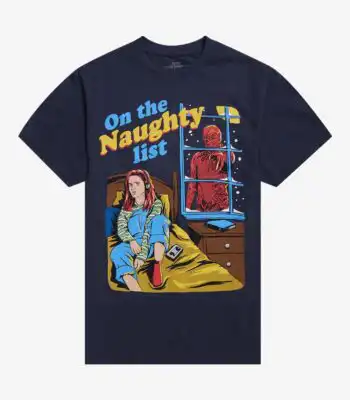 Stranger Things Max & Vecna Naughty List Tee – Fun Graphic Shirt
