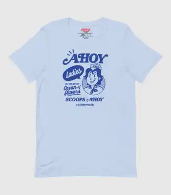 Stranger Things Scoops Ahoy T-Shirt – Fun Nostalgic Graphic Tee