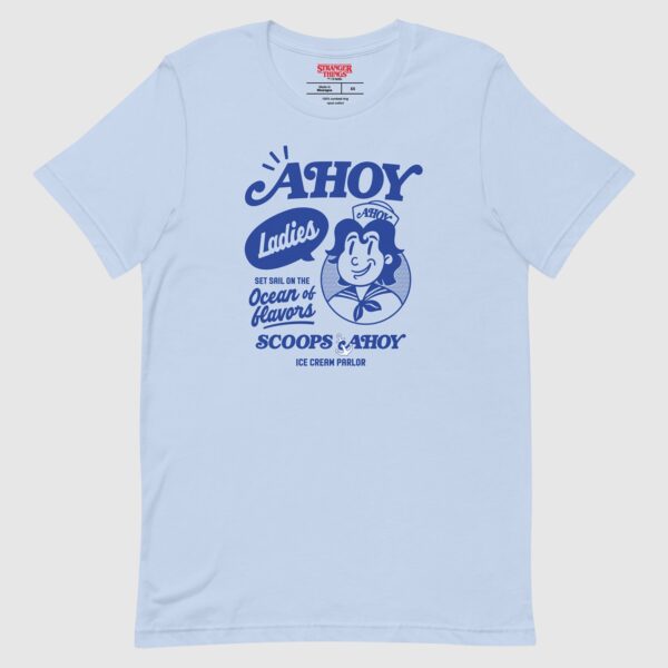 Stranger Things Scoops Ahoy T-Shirt – Fun Nostalgic Graphic Tee