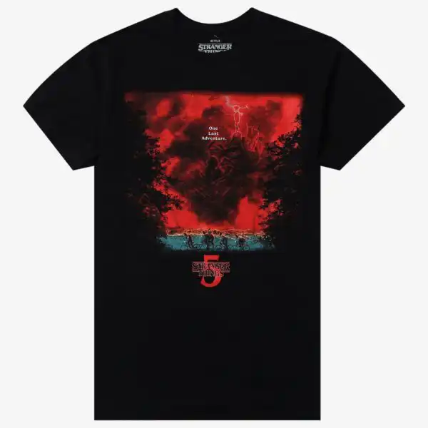 Stranger Things Season 5 Poster Tee – Retro Graphic Shirt