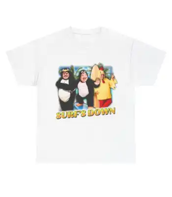 Surf's Down Heavy Cotton Tee – Classic Comfort Unisex Shirt
