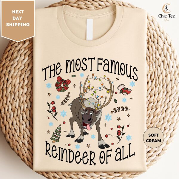 Sven Christmas Reindeer Tee – Fun Holiday Shirt for Kids