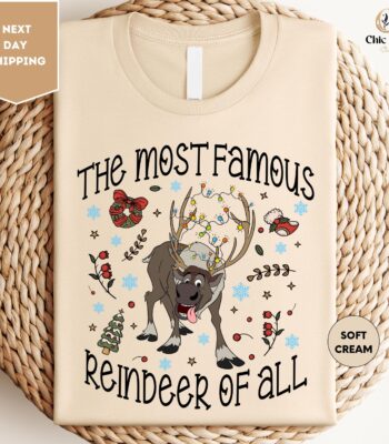 Sven Christmas Reindeer Tee – Fun Holiday Shirt for Kids