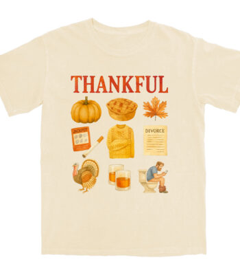 Thankful T Shirt – Soft Cotton Tee with Worn-In Comfort