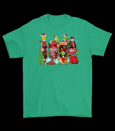 The Grinch Dr Pepper Holiday T-Shirt – Fun Christmas Cotton Tee