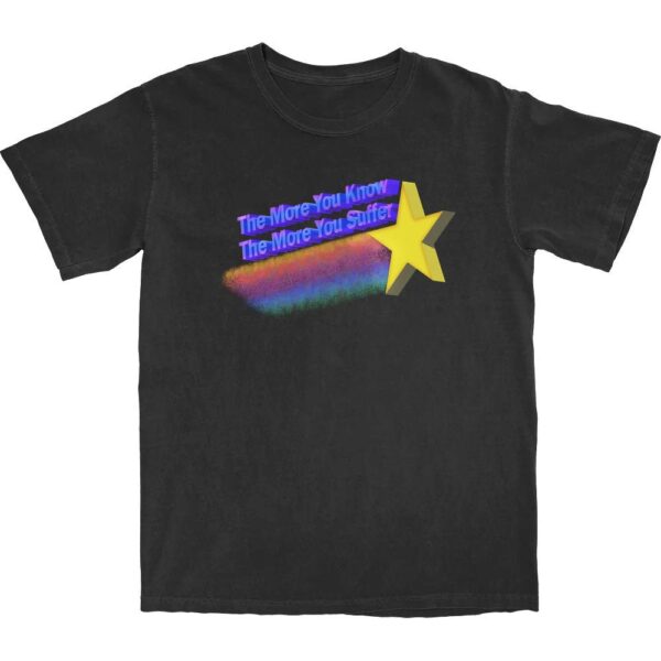 The more you know the more you suffer t-shirt – soft cotton graphic tee