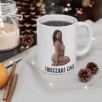 Thiccolas Cage Ceramic Mug 11 oz – Funny Gag Gift for Cagemas